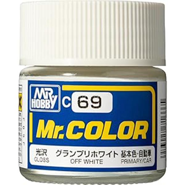 GSIクレオス Mr.カラー C69 グランプリホワイト 基本色・自動車 光沢