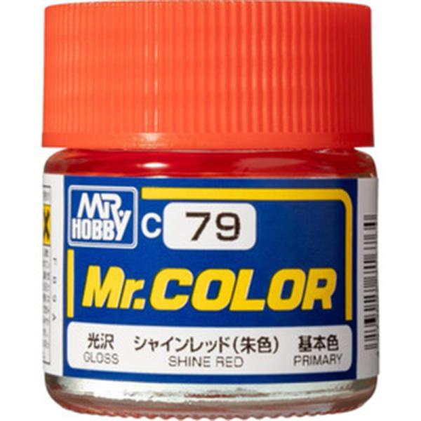 GSIクレオス Mr.カラー C79 シャインレッド（朱色）基本色 光沢