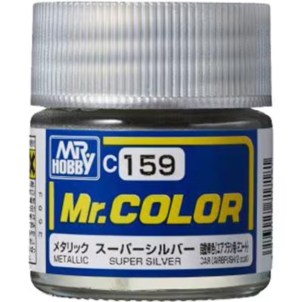 GSIクレオス Mr.カラー C159 スーパーシルバー 自動車色（エアブラシ用）（メタリック）