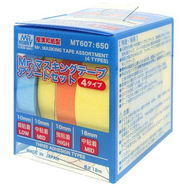 GSIクレオス MT607 Mr.マスキングテープ アソートセット（4タイプ）