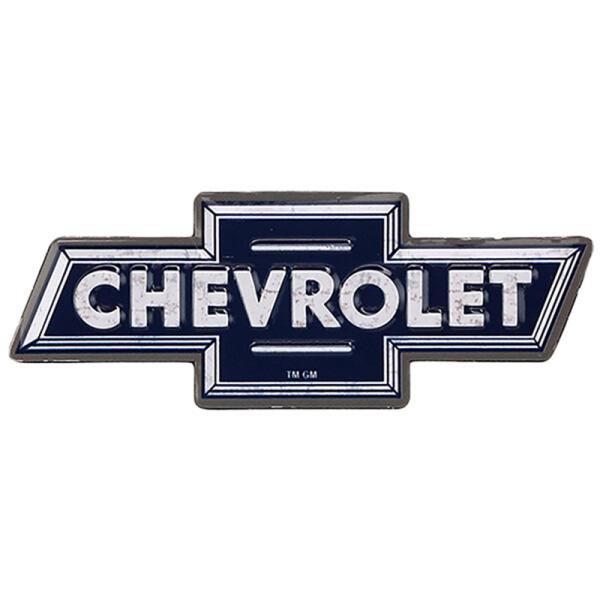 エンボス メタル マグネット CHEVROLET LOGO（シボレー）