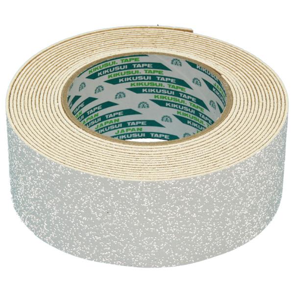 菊水テープ キクラインテープ317 白（50mm幅×5m巻）道路・駐車場・屋外用 粘着ラインテープ