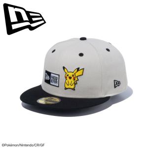 ニューエラ キャップ 59FIFTY Pokemon ポケモン ピカチュウ ボックスロゴ NEW ERA 14124364｜pmsports