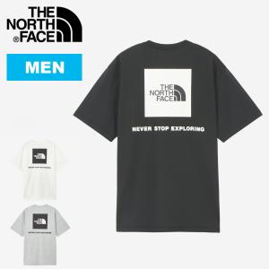 ザ・ノースフェイス ショートスリーブバックスクエアーロゴティー（メンズ） THE NORTH FACE S/S Back Square Logo Tee NT32447｜pmsports