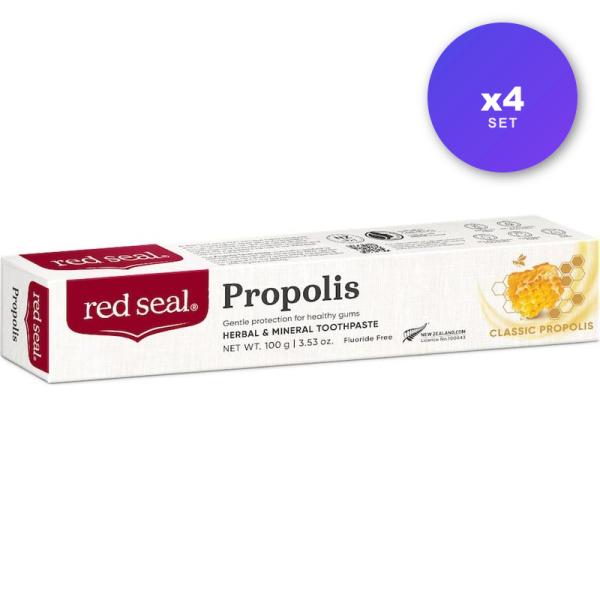 [Redseal] プロポリス プロテクション 歯磨き粉 100g 4個セット