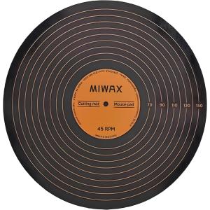 ミワックス カッティングマット レコードカッティングマット ブラック MX-V7-BK カッターマット マウスパッド メール便発送