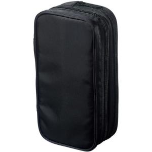 リヒトラブ XCOA スプレッド ダブルペンケース ジェットブラック A3801-24