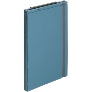 リヒトラブ 二つ折り クリップボード Mutual A5/A4 スレートブルー A2068-11