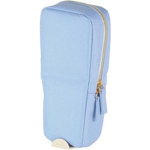クツワ ペンケース エアピタ ファスナー ミスティブルー AK066BL 立つペンケース
