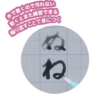 呉竹 筆ペン 水書 ひらがな練習セット KN3...の詳細画像3