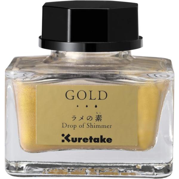 呉竹 インク ink-cafe ラメの素 GOLD ECF163-101 ゴールド 金