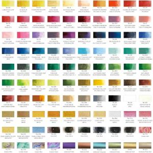 呉竹 絵の具 顔彩耽美 100色セット4 桐箱...の詳細画像3