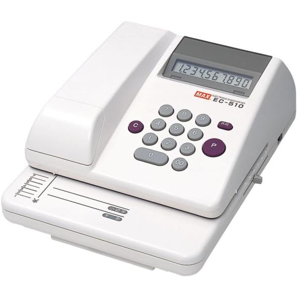 MAX マックス 電子チェックライタ 10桁 EC-510 爆買