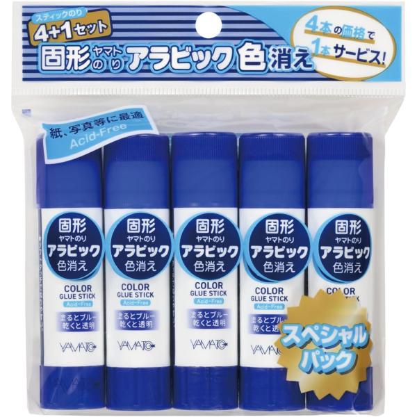 ヤマト のり 固形アラビック 色消え 10g 5本 スペシャルパック CG-8H-5SP スティック...