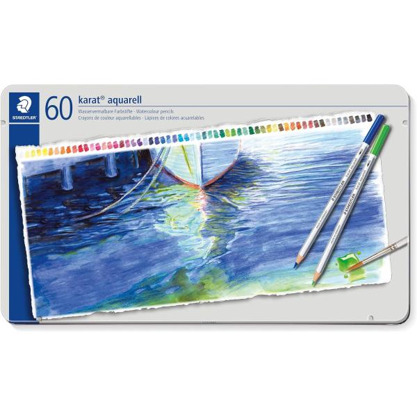 色鉛筆送料無料一部地域除くステッドラーカラトアクェレル水彩色鉛筆60色セット125M60