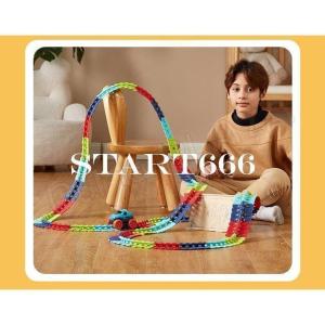 車おもちゃ 138PCS 184PCS 親子ゲーム 知育玩具 電池式 組立自由 子供の日 男の子 ミニカー 立体パズル 知育玩具 模型組み立て 車レール サーキット