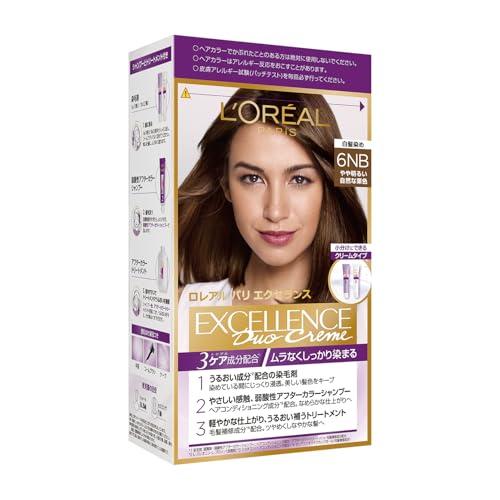 L'Oreal Paris(ロレアルパリ)エクセランス R クリームタイプ 白髪染め ヘアカラー 6...