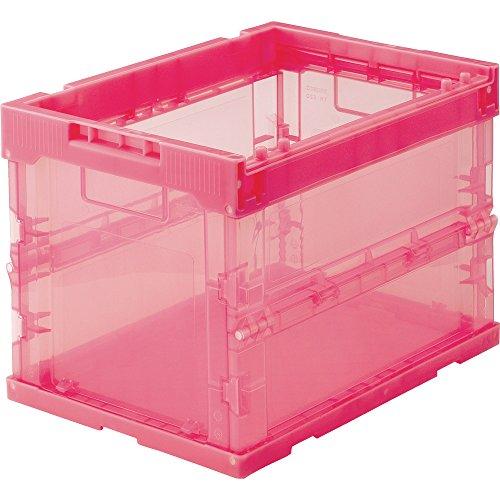 トラスコ中山(TRUSCO) スケルトンコンテナ 折りたたみコンテナ 収納ケース 収納ボックス スケ...