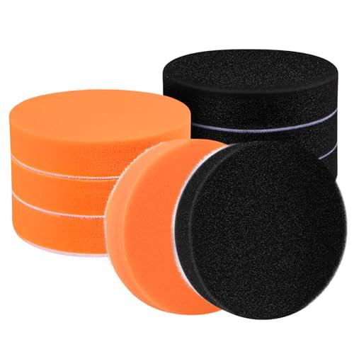 IROKCAKPT スポンジバフ 150mm ポリッシャー バフ 4個セット 細目?極細超微粒子 車...