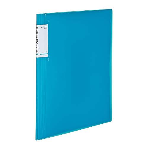 コクヨ(KOKUYO) ファイル 領収書・明細 ノビータ 固定式 A4 24ポケット ライトブルー ...