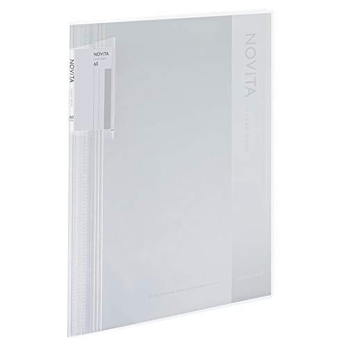 コクヨ(KOKUYO) ファイル クリヤーブック ノビータ 固定式 A4 60枚 透明 ラ-NV60...