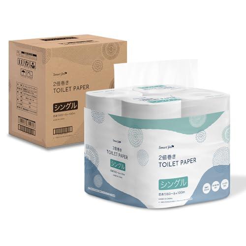 アイリスプラザ(IRIS PLAZA) 【4Pセット】 トイレットペーパー シングル 2倍巻き 32...