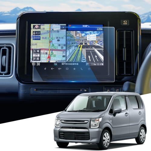 WEIPIN スズキ ワゴンR スマイル ナビ ガラス フィルム 傷防止 低反射 高感度タッチ ワゴ...