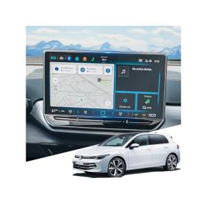 2025 WEIPIN フォルクスワーゲン ゴルフ8.5 ナビ ガラス フィルム 傷防止 低反射 高感度タッチ VW Golf8.5 12.9インチ 9H 自己吸着 HydroAg+ 耐眩光