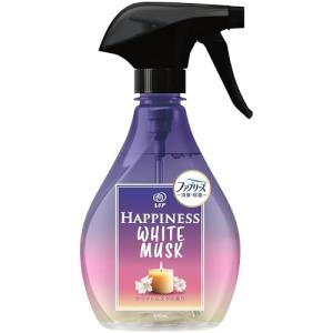 ファブリーズ レノアハピネスミスト 衣類・布製品用消臭スプレー ホワイトムスクの香り 消臭・除菌 5つ星ホテル推奨 本体 370ml