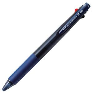 三菱鉛筆 3色ボールペン ジェットストリーム 0.7 透明ネイビー 書きやすい SXE340007T.9