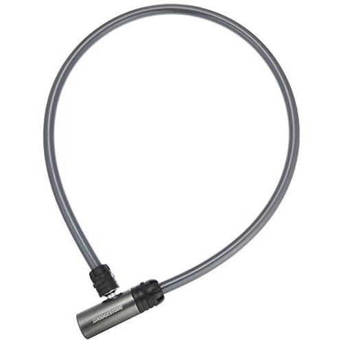 ブリヂストン(BRIDGESTONE) アルロック 自転車 鍵 ワイヤーロック ダークグレー 盗難防...