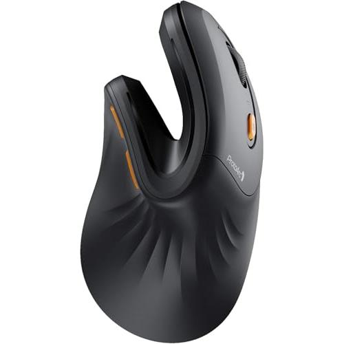 ProtoArc EM11 NL エルゴノミクスマウス 縦型58° 静音 無線 Bluetooth ...