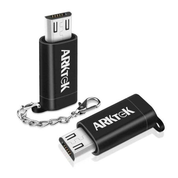 ARKTEK ライトニング → Micro USB アダプタ キーボード付き (メス) から マイク...