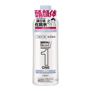 メンズビオレ ワン (ONE) 全身化粧水 スプレー さっぱりうるおうタイプ つめかえ用 340ml 《 髪 ・ 顔 ・ 体 に使える 全身｜pocchi