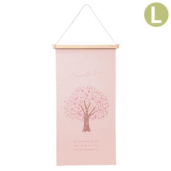 タペストリー おしゃれ 季節 インテリア 刺繍タペストリー L 桜の木