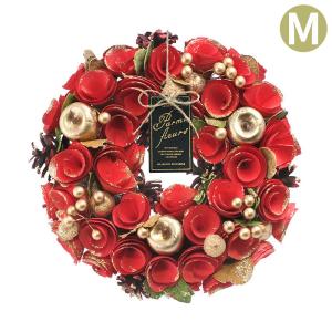 リース フラワーリース 三日月型 クレセント型 秋 ハロウィン HW