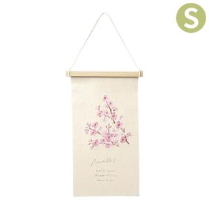 タペストリー おしゃれ 季節 インテリア 刺繍タペストリー S 桜の枝｜pocchione-kogu