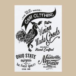 ウォールステッカー CHIKEN （メール便対応・4個まで）