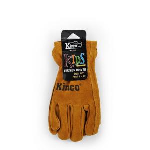 ワークグローブ 牛革 子供用 Kinco Gloves（キンコグローブ） Child's Split Cowhide Leather Driver 50C/Y （メール便対応・2個まで）｜pocchione-shuno