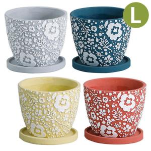 植木鉢 おしゃれ 北欧風 丸型 クッカ・ポット・L