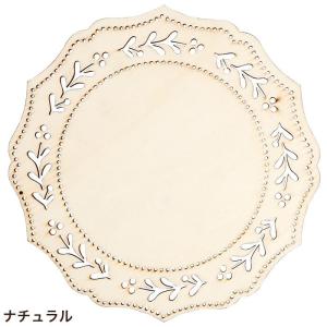 壁掛けウッドボード 木製アレンジプレート 丸プレートの詳細画像2