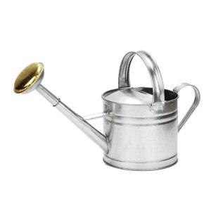 根岸産業 ステンレス製 竿長如雨露 4号 (盆栽ジョーロ 約4L 斜口4号