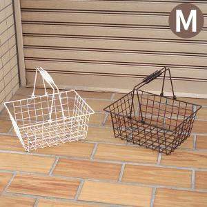 ワイヤーバスケット Mサイズ インダストリアル インテリア 収納