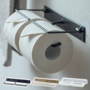 ペーパーホルダー ラック トイレ 収納 カントリー トイレペーパー