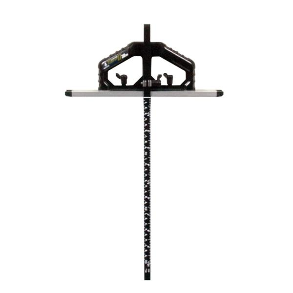 シンワ測定 丸ノコガイド定規 Tスライド2 30cm 併用目盛 突き当て可動式 73712