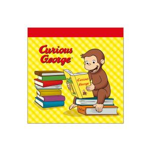 おさるのジョージ スクエアメモ帳 CG-MP053 4996740598616 Curious George キャラクター グッズ メール便OK トーシンパック