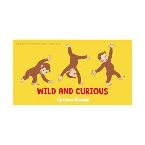 CURIOUS おさるのジョージ ステッカー WILD AND