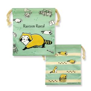 ラスカル 巾着RA-KI102 4996740598920 キャラクター グッズ メール便OK トーシンパック