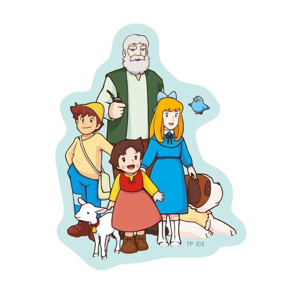 アルプスの少女ハイジ ステッカー（全員集合）AH-SE003 4996740604133 キャラクタ...