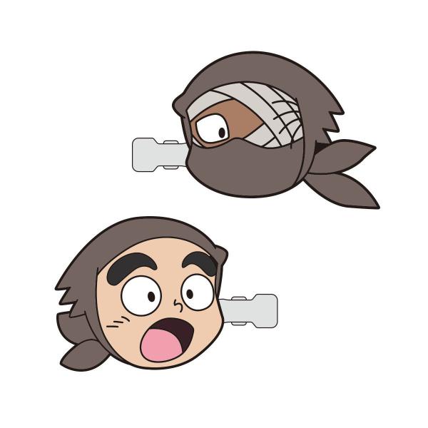 忍たま乱太郎 前髪クリップ（雑渡昆奈門/諸泉尊奈門）NR-HP102 4996740610905 キ...